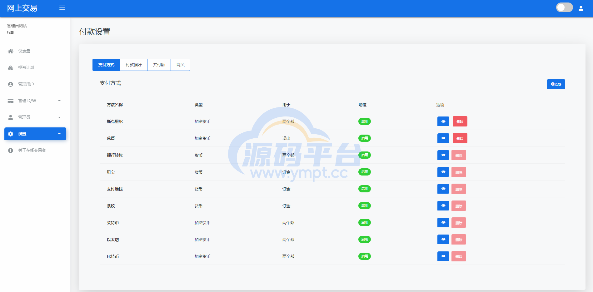 图片[12]-海外版区块链交易/理财投资/虚拟币场外交易系统/源码自适应 - 源码平台-源码平台