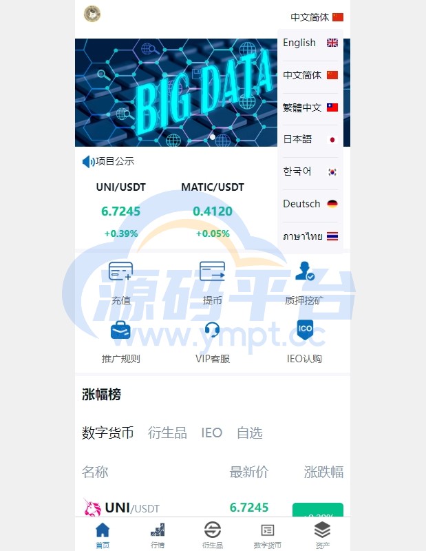 图片[2]-新版多语言交易所系统/虚拟币外汇交易/期权合约交易 - 源码平台-源码平台