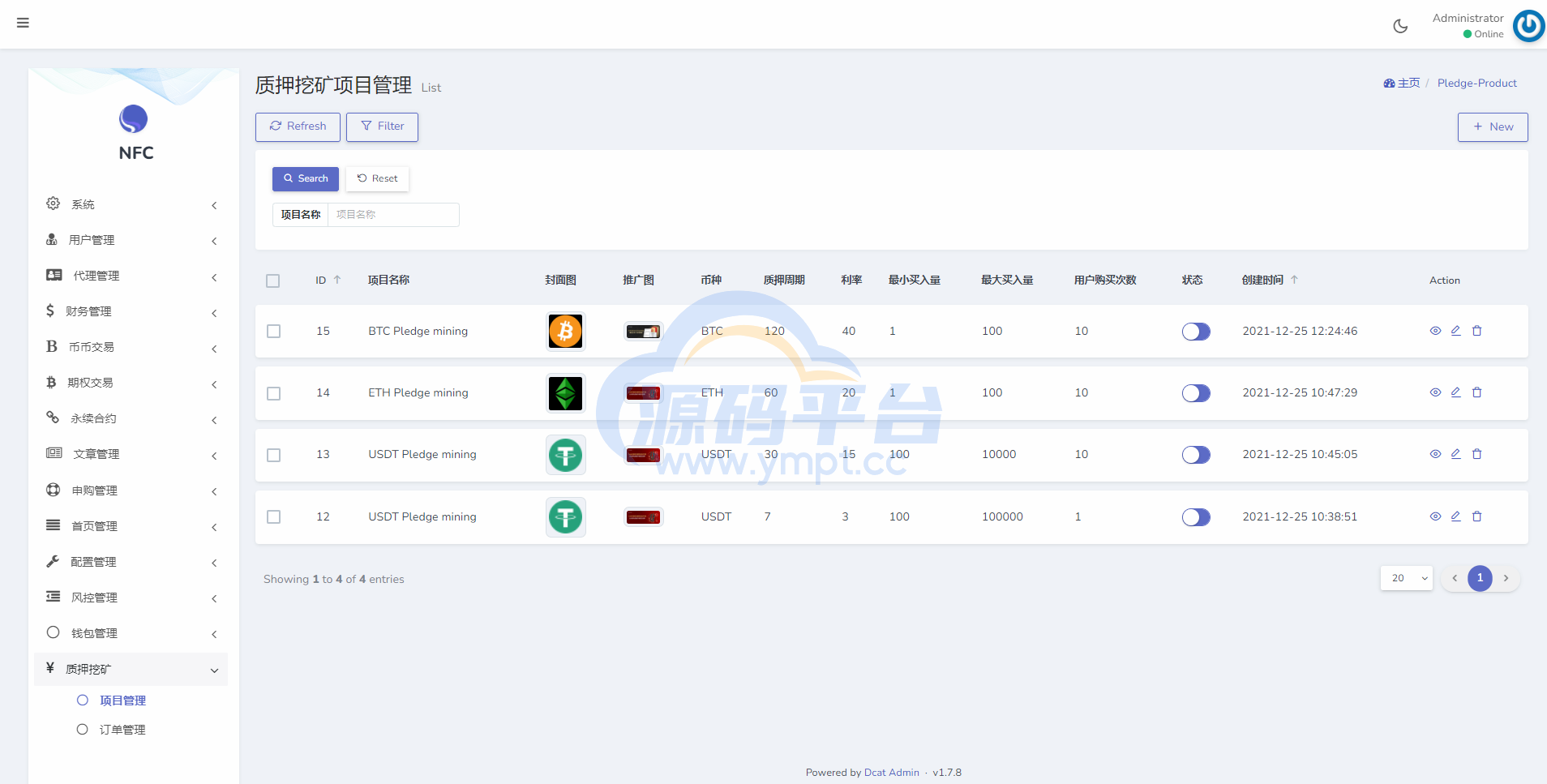 图片[16]-全新16国语言交易所/期权永续/申购质押挖矿/区块链交易所 - 源码平台-源码平台