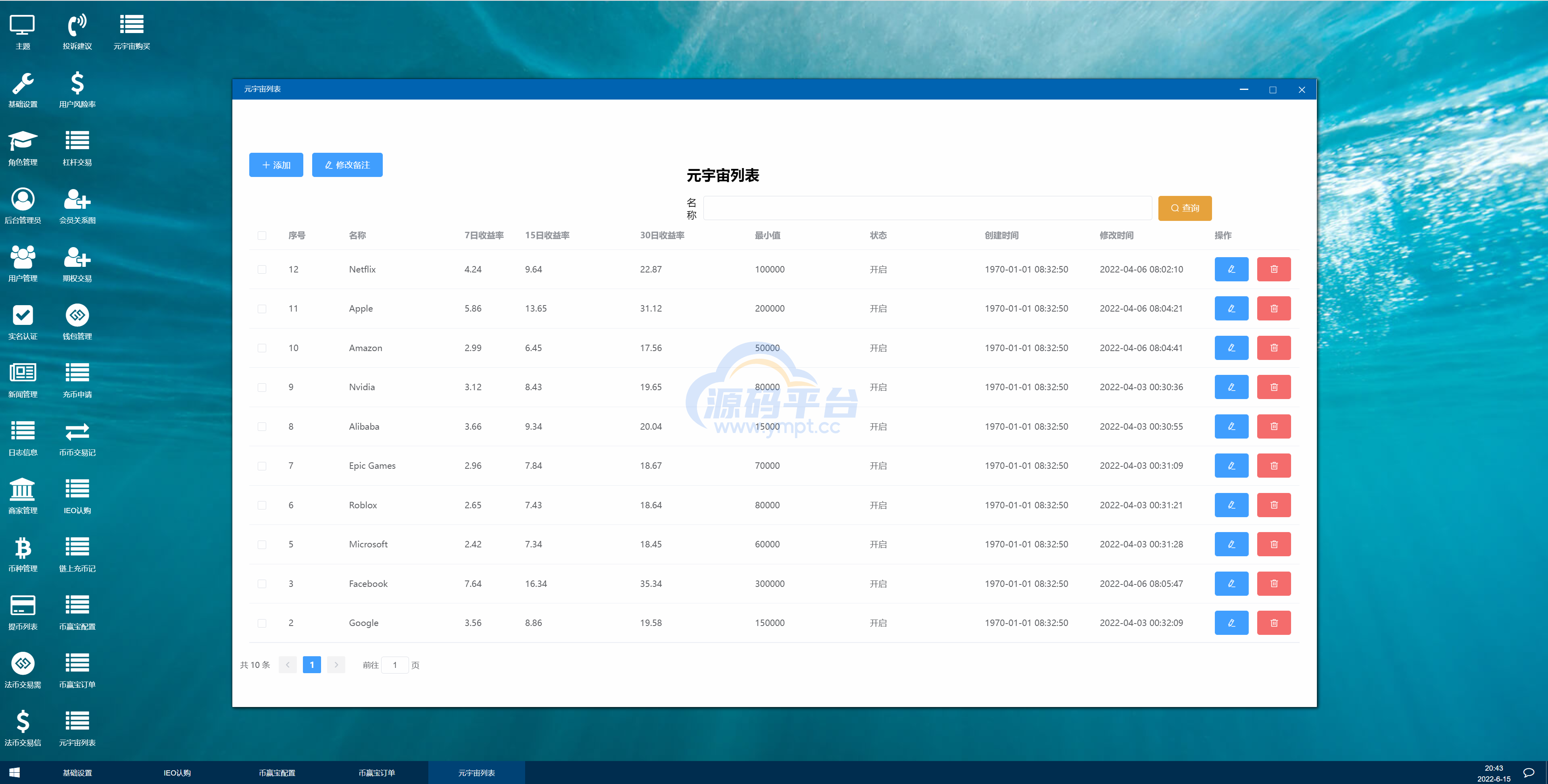 图片[22]-二开版多语言交易所/锁仓挖矿/元宇宙理财/秒合约交易所/IEO认购 - 源码平台-源码平台