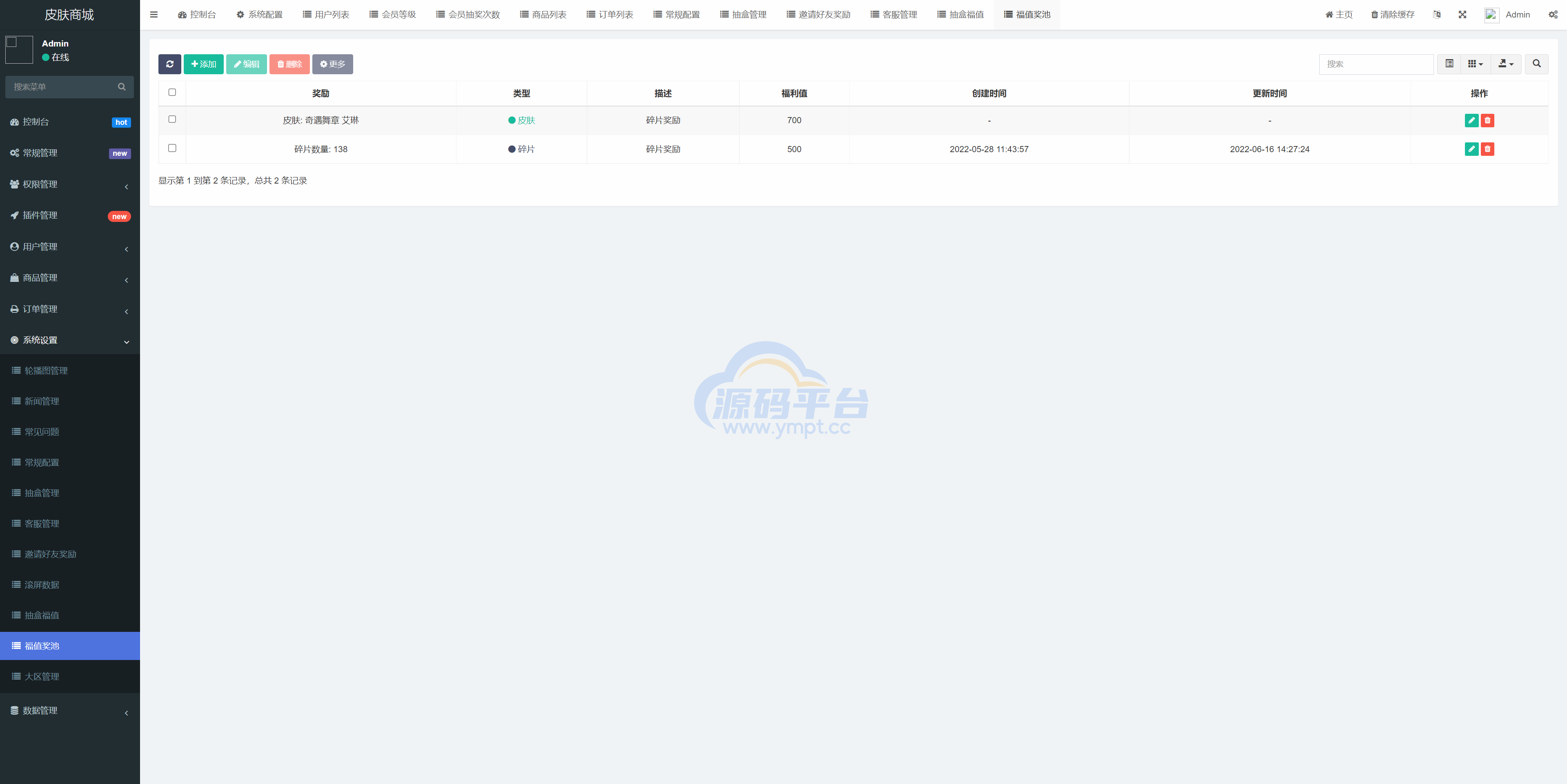 图片[15]-二开版王者荣耀皮肤抽奖系统/游戏皮肤盲盒/盲盒商城抽奖盲盒/前端UNIAPP - 源码平台-源码平台