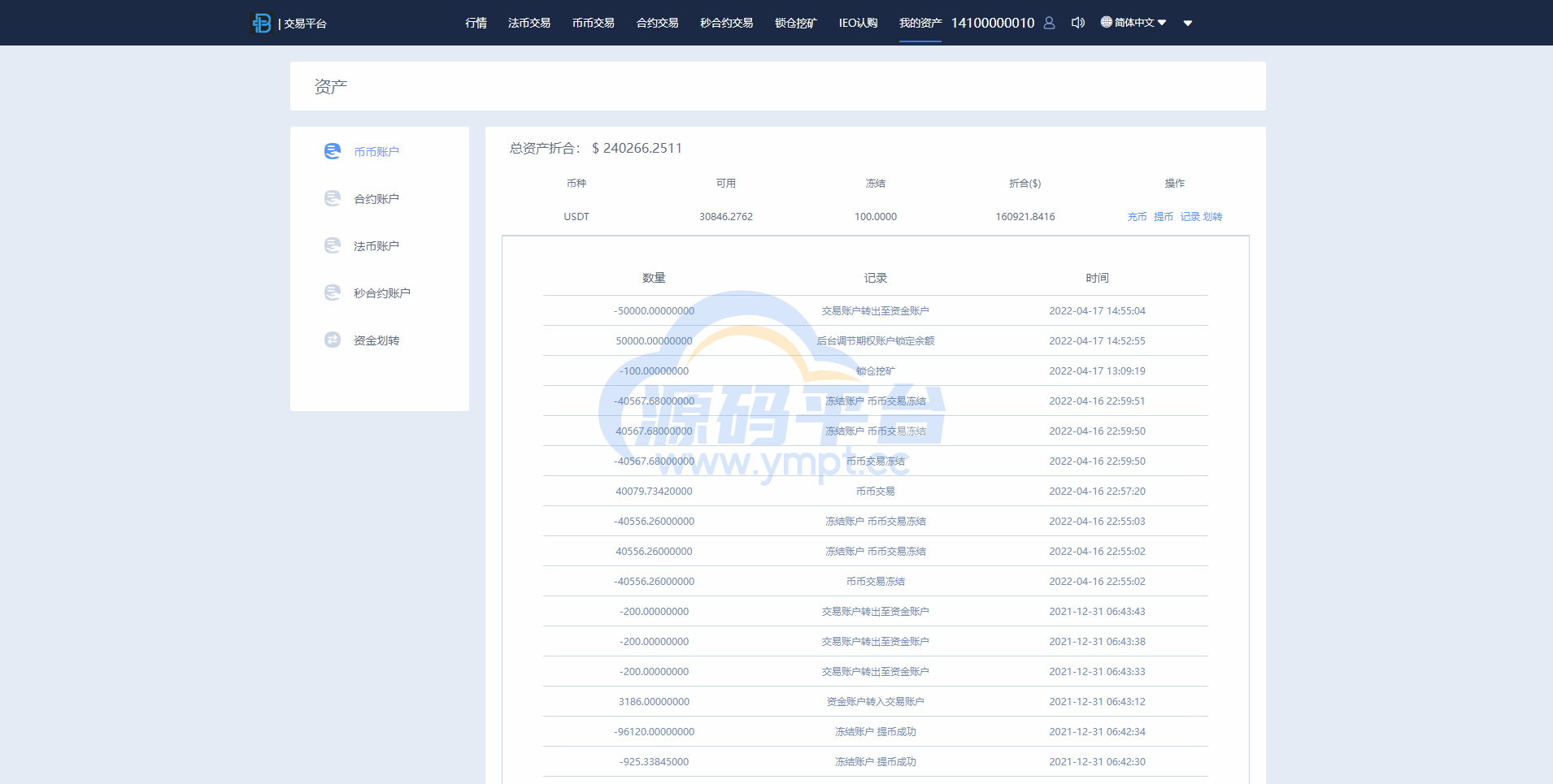 图片[10]-秒合约多语言交易所/锁仓挖矿/IEO认购/币币交易/法币交易/杠杆交易 - 源码平台-源码平台