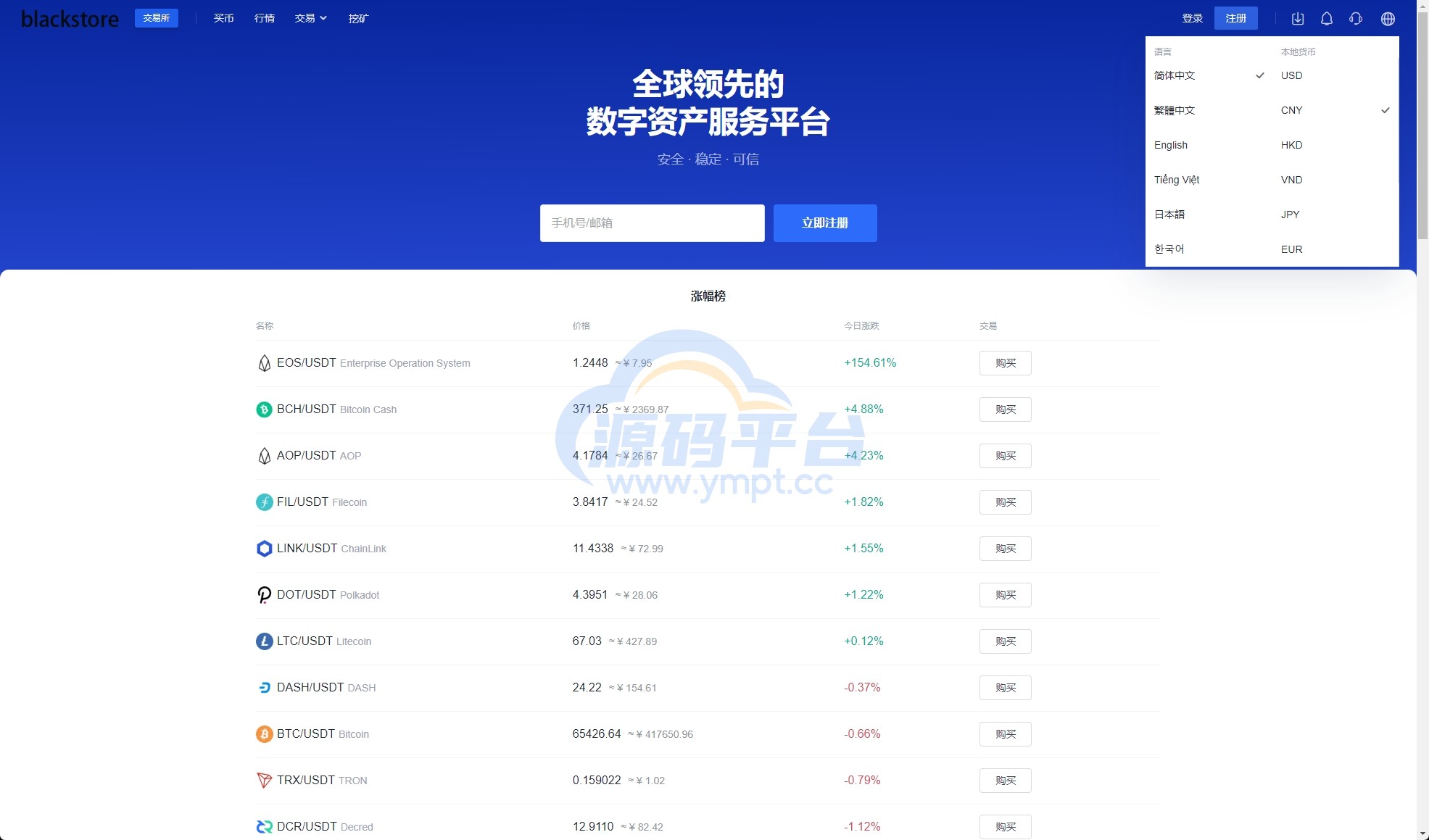 图片[12]-海外运营版交易所系统/U本位/期权交易/挖矿/兑换/全币K线控制 - 源码平台-源码平台