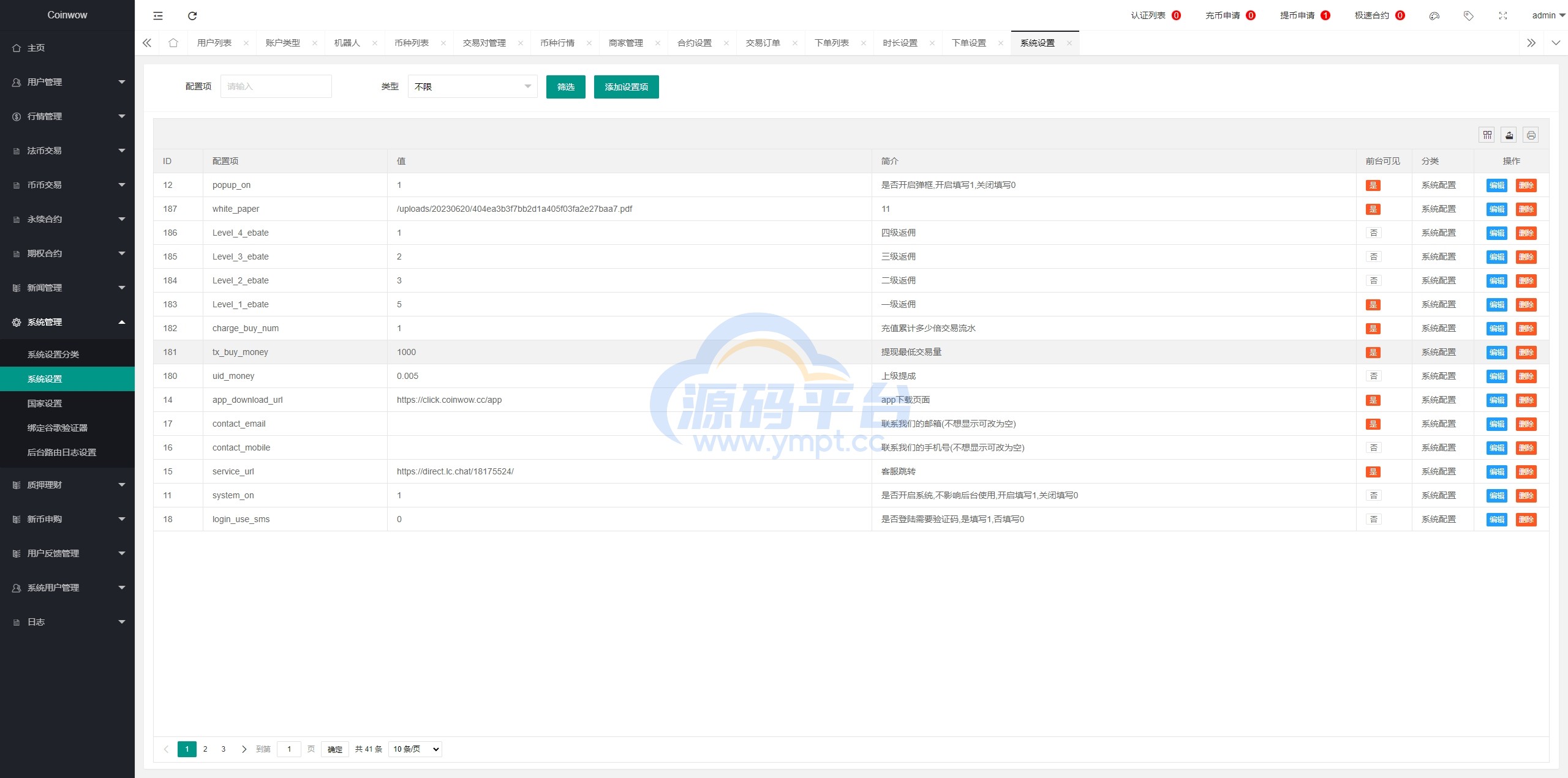 图片[33]-新版多语言交易所系统/虚拟币外汇交易/期权合约交易 - 源码平台-源码平台