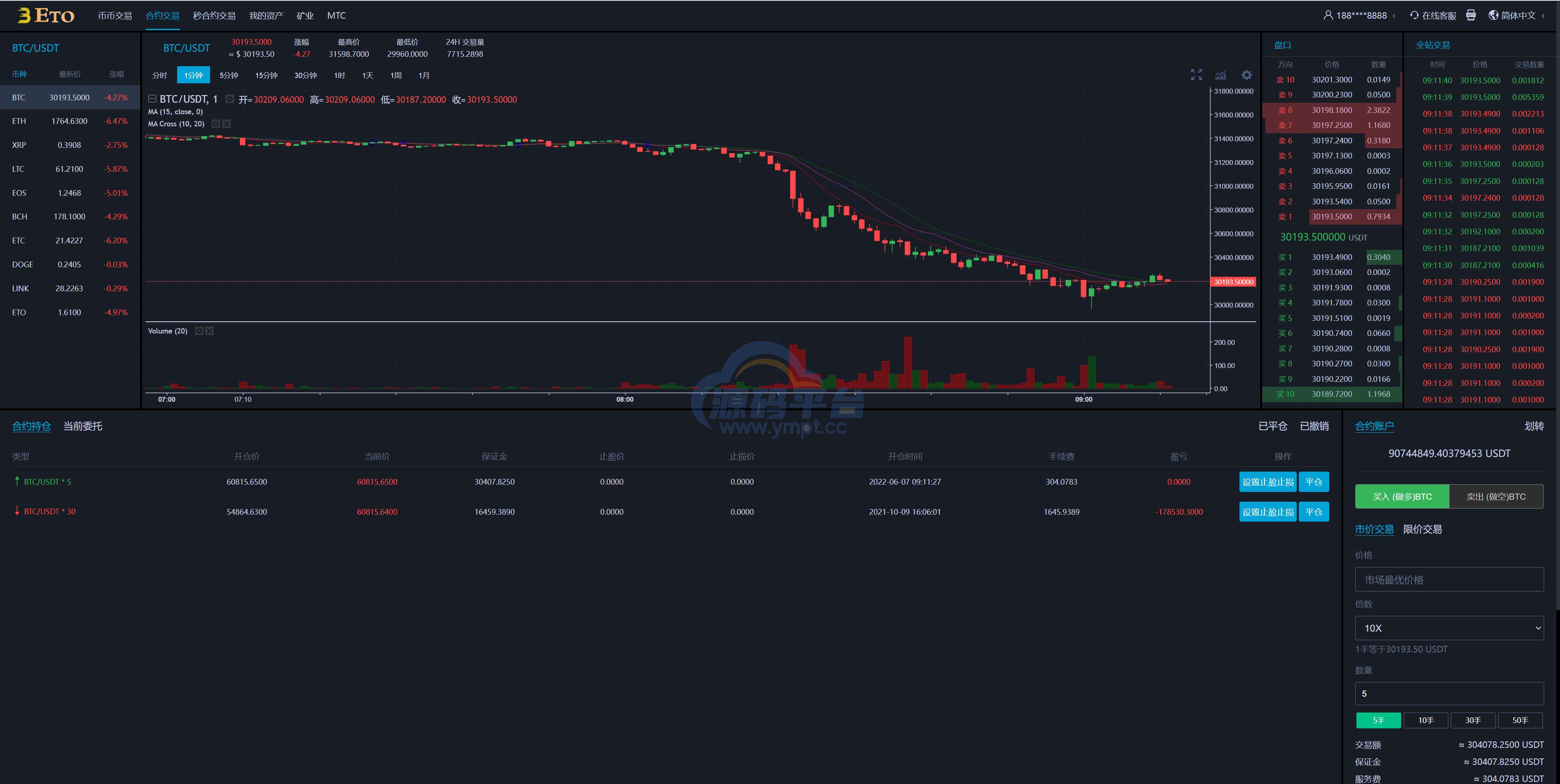 图片[17]-多语言交易所/合约秒合约交易/质押挖矿矿机投资/MTC/ETO币币交易所 - 源码平台-源码平台