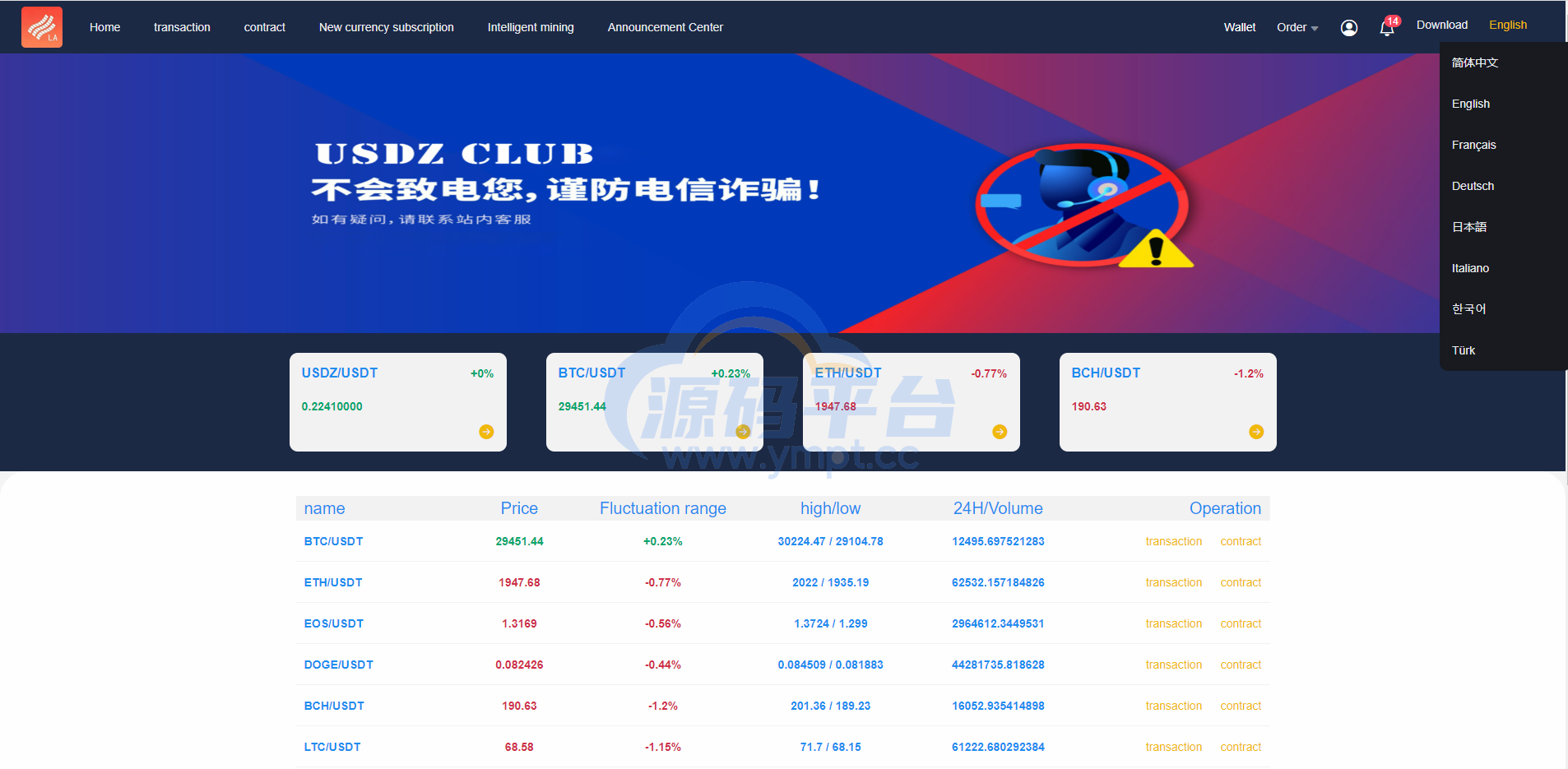 图片[2]-二开优化版区块链交易所/时间盘矿机系统/智能挖矿/币币合约交易 - 源码平台-源码平台