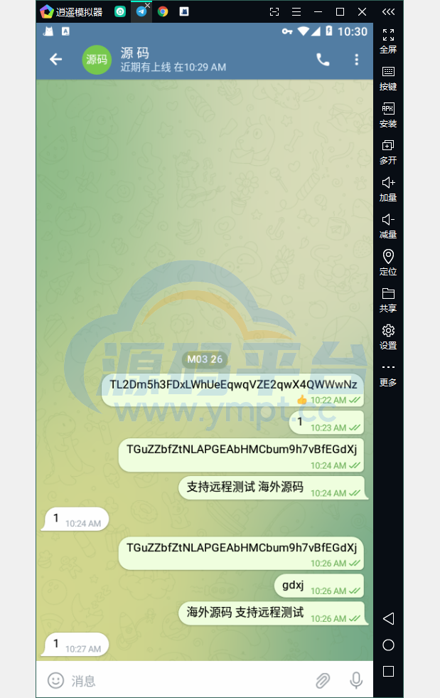 图片[1]-全新开发假飞机系统/钱包地址更换系统/假telegram源码 - 源码平台-源码平台