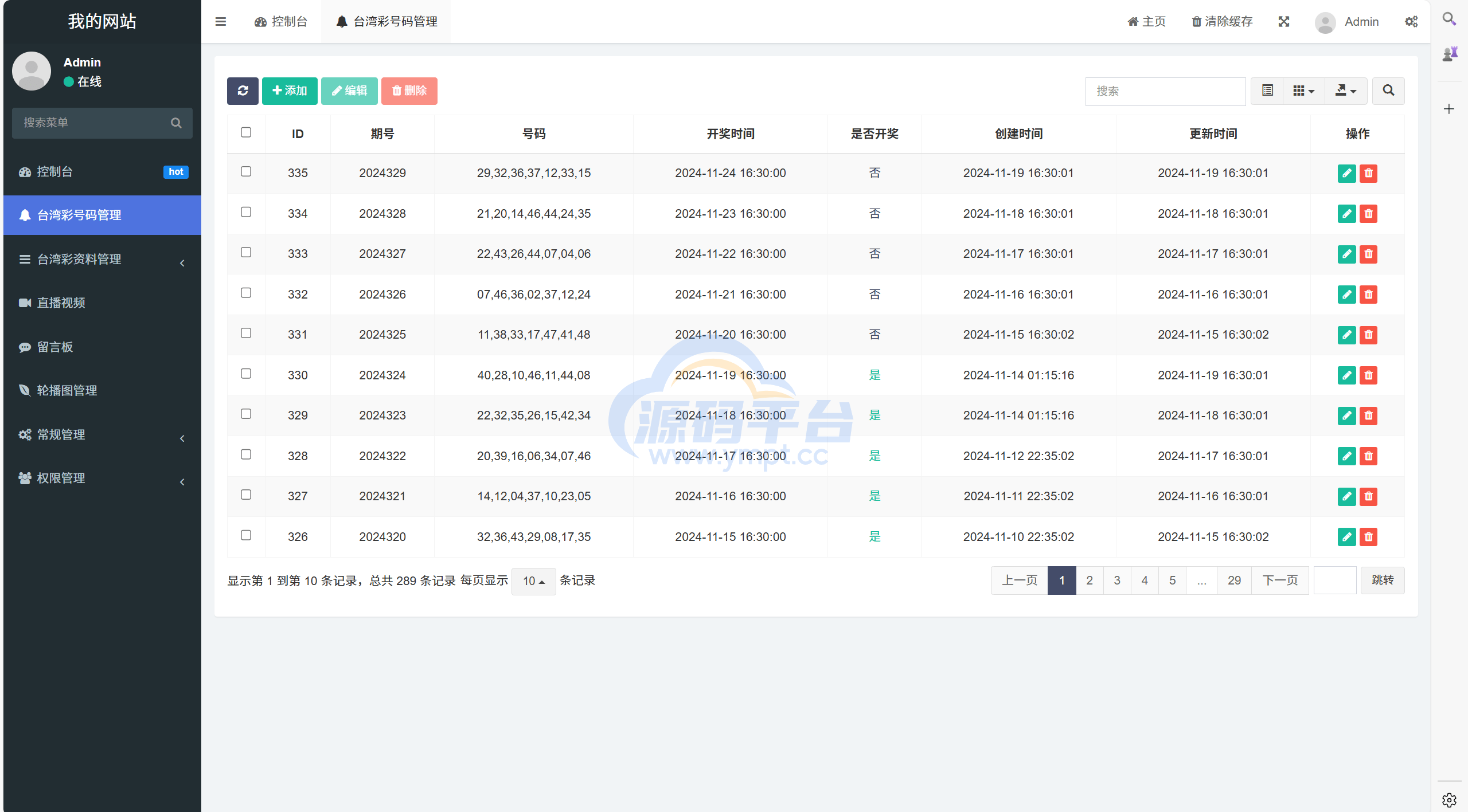 图片[9]-运营版六合彩开奖网/uniapp全开源/心水资料/采集正常/视频开奖/带留言板功能 - 源码平台-源码平台