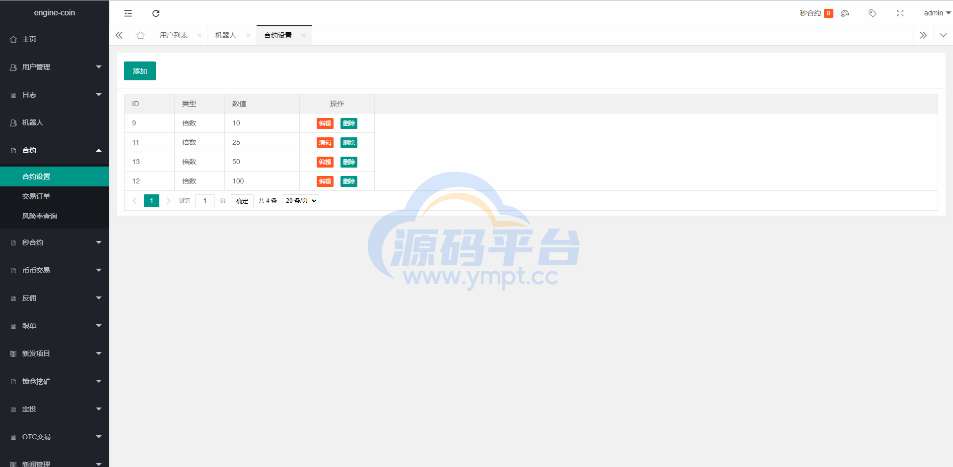 图片[12]-多语言交易所系统/币币交易/合约秒合约交易所/质押挖矿 - 源码平台-源码平台