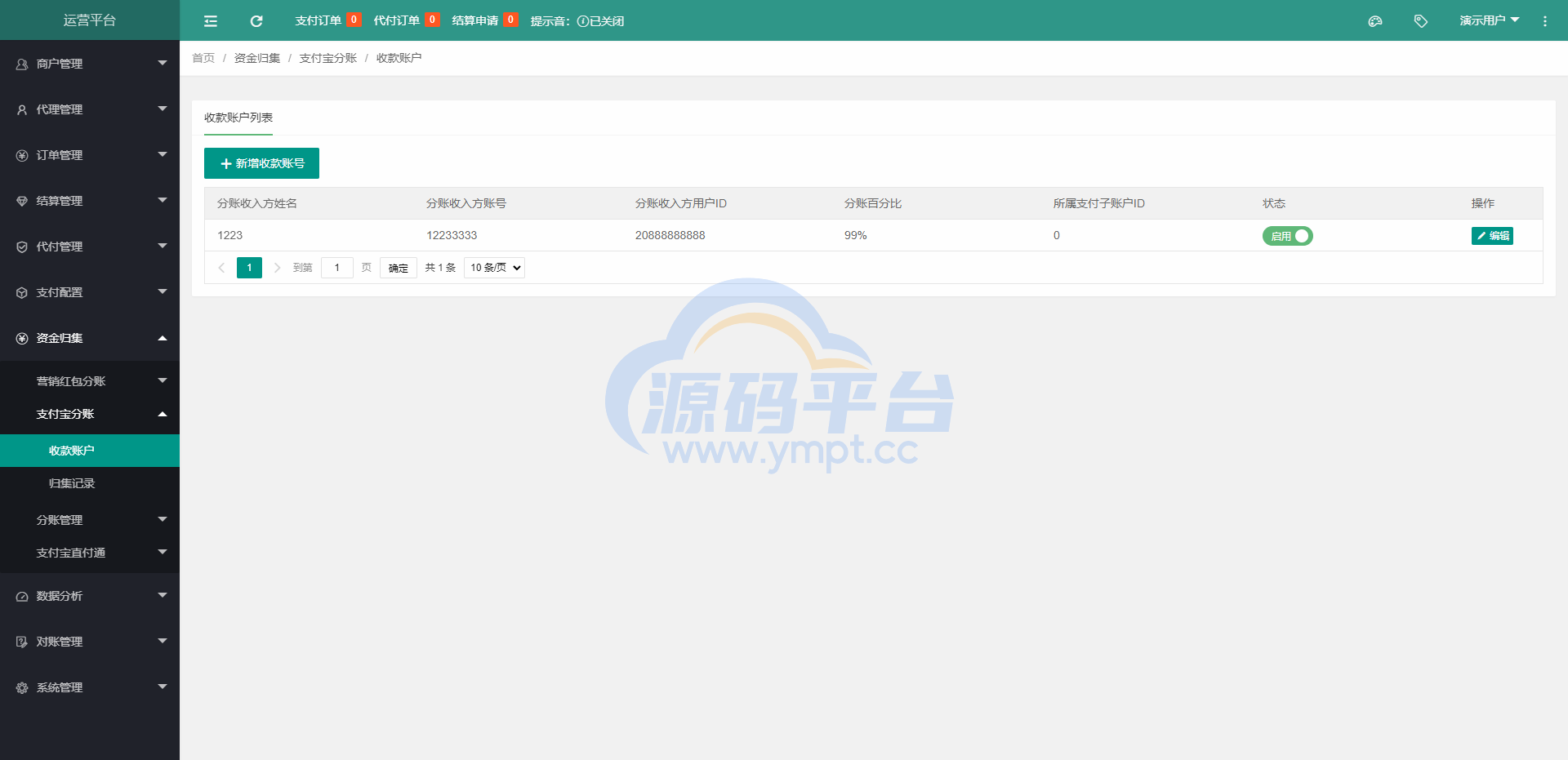 图片[3]-XxPayPro最终版/XxPay聚合支付系统/三方支付源码 - 源码平台-源码平台