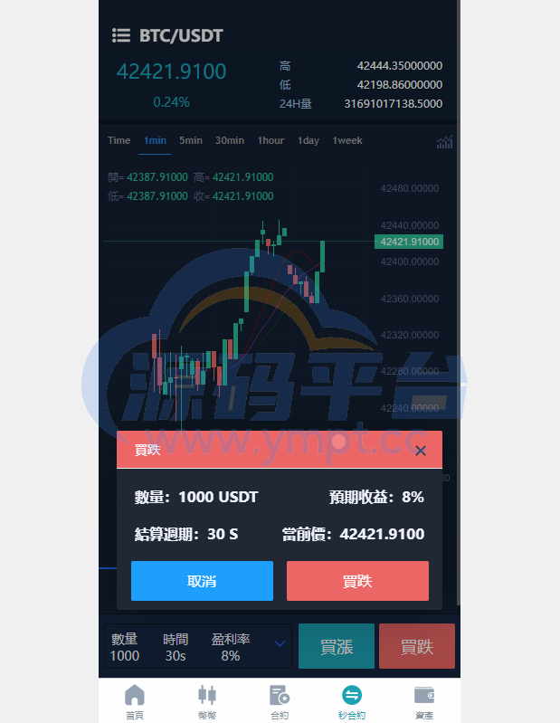 图片[9]-多语言交易所系统/币币交易/合约秒合约交易所/质押挖矿 - 源码平台-源码平台