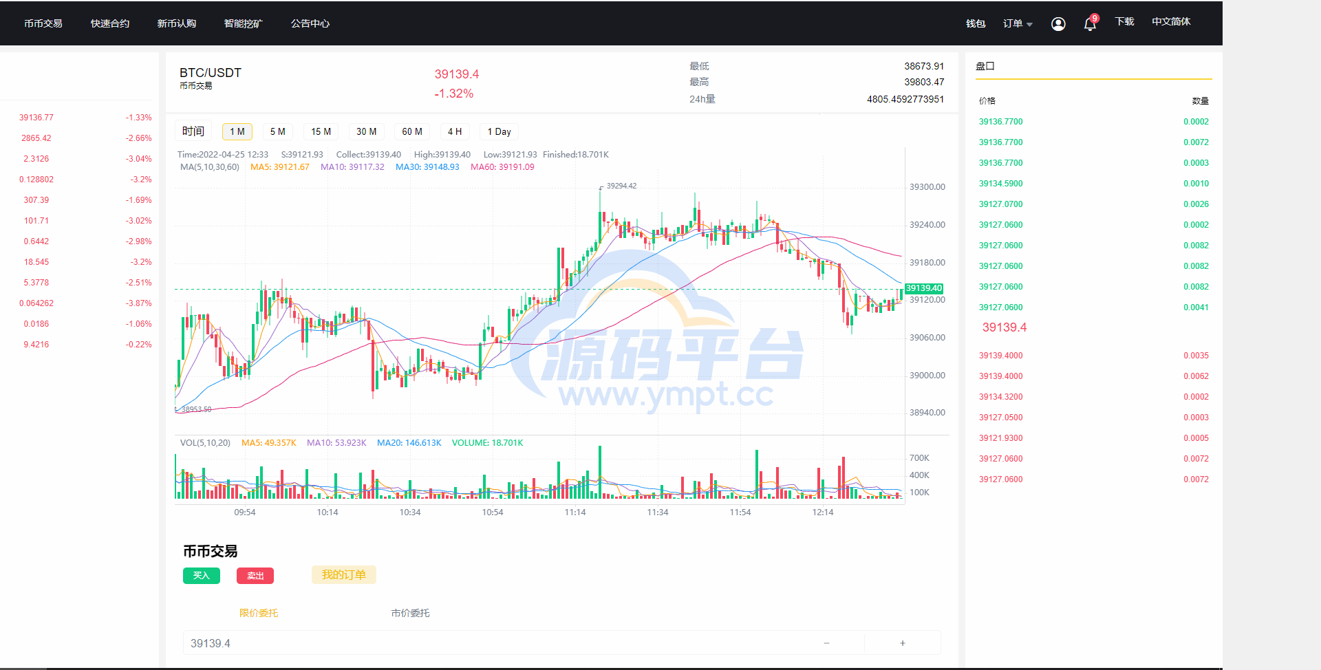 图片[11]-新版区块链交易所/币币交易/区块链矿机系统/多语言交易所 - 源码平台-源码平台