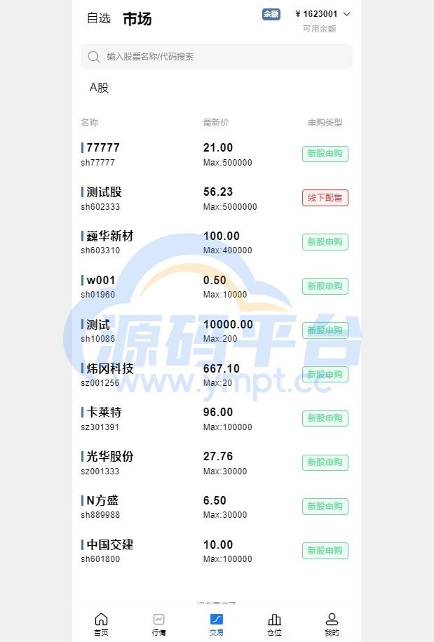图片[7]-A股系统/Java股票系统/新股申购/大宗交易/股票交易系统 - 源码平台-源码平台