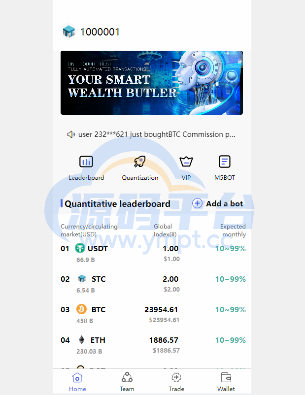 图片[1]-全新量化机器人/区块链投资系统/量化交易源码/前端uinapp - 源码平台-源码平台