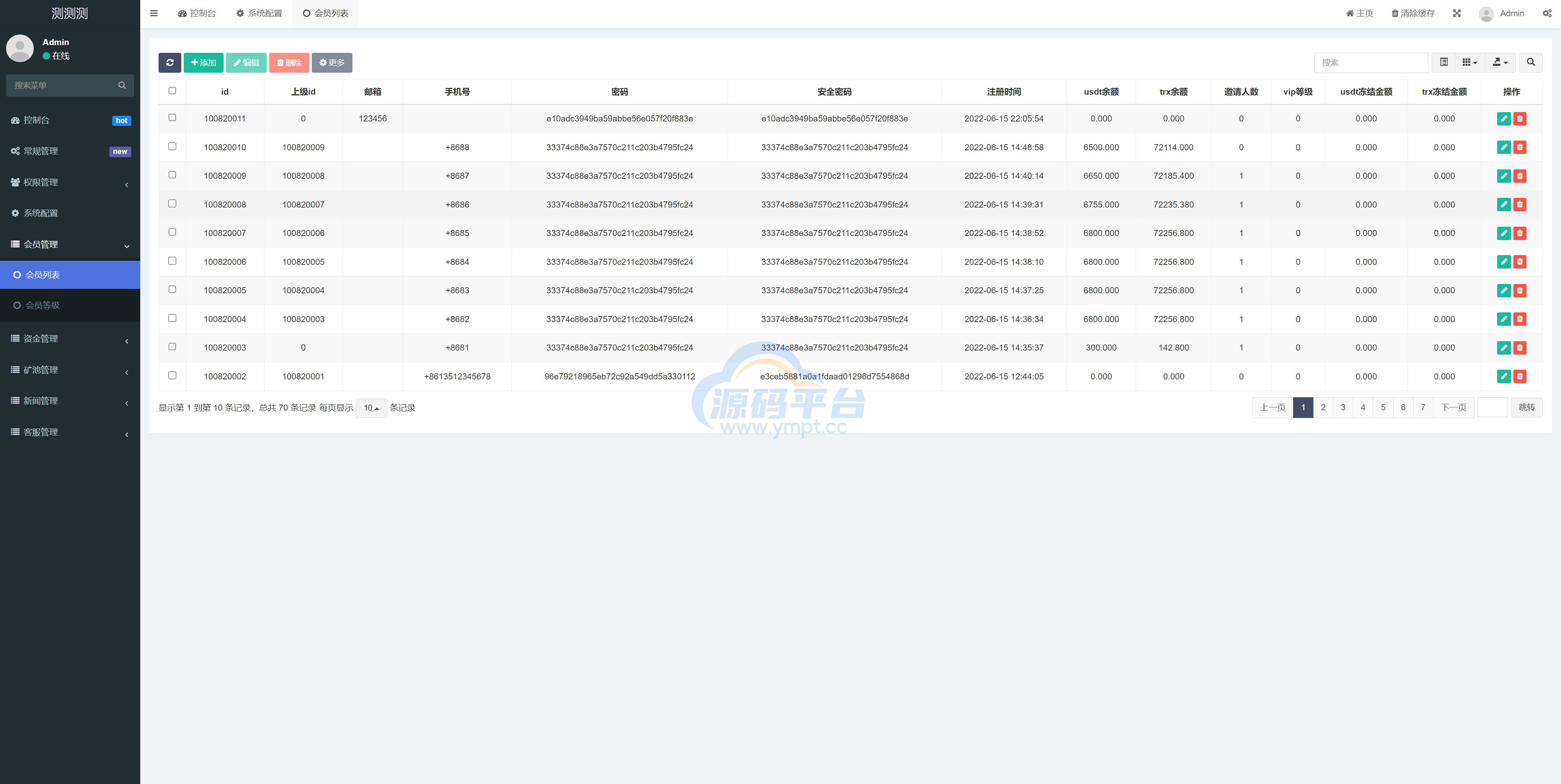 图片[17]-新版USDT/TRX区块链理财系统/质押挖矿/云算力矿机系统 - 源码平台-源码平台
